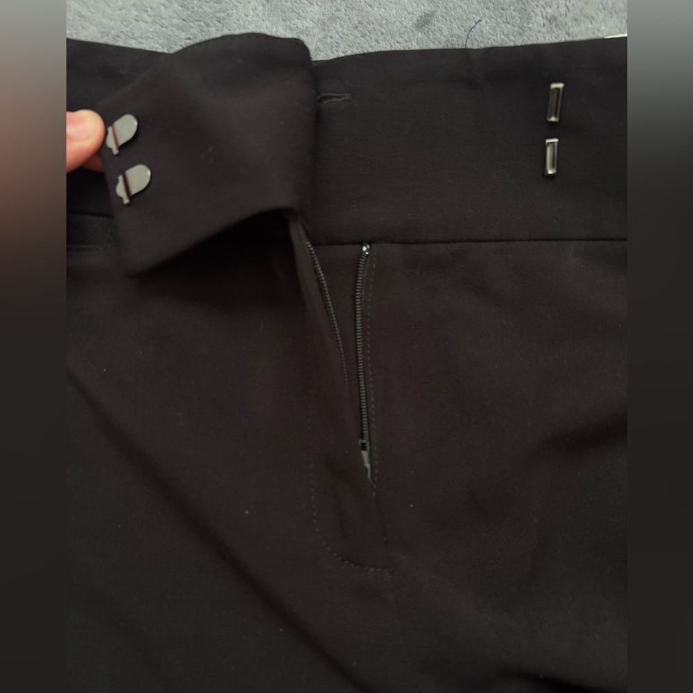NWT Rafaella Women’s Black Classic Fit 2 Way Stretch Gab Size 12 - Picture 4 of 11